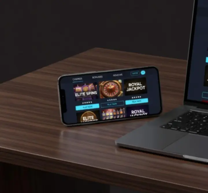 Interface de la plateforme Design Flow Studio présentant des opérateurs de jeux en ligne